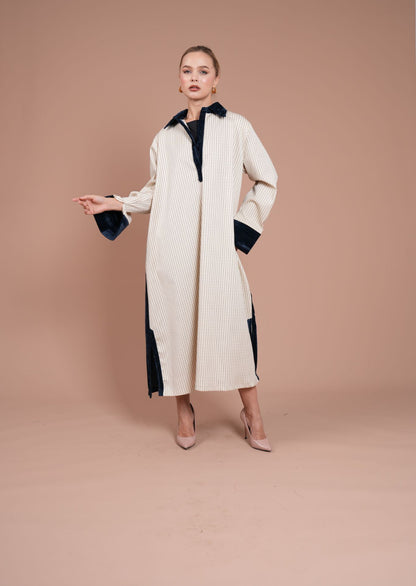 lines with collar daraa and navy