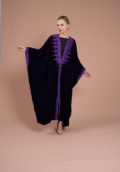velvet daraa with purple details