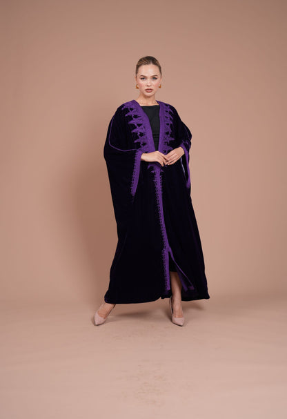 velvet daraa with purple details