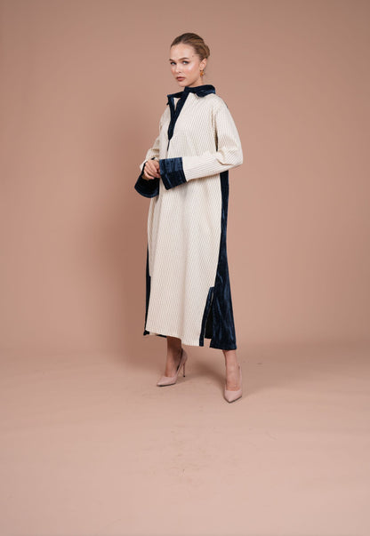 lines with collar daraa and navy