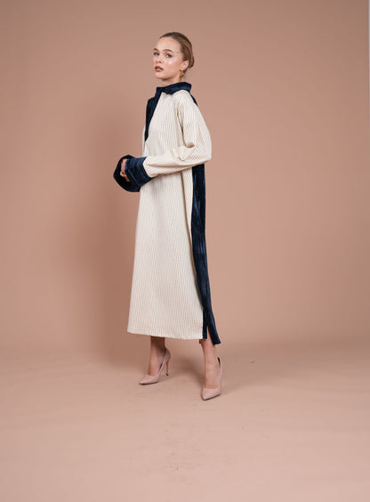 lines with collar daraa and navy